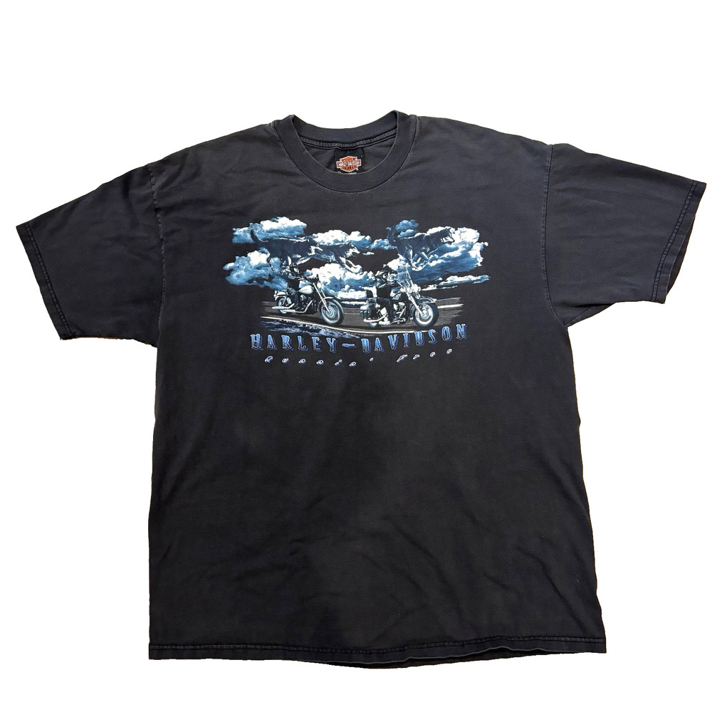 1996 Harley Davidson Runnin' Free Wolves Vancouver Canada T-shirt XL Made in USA